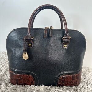 BRAHMIN VIVIAN TUSCAN Leather DOME SATCHEL 25thAnniversary HANDBAG | no strap
